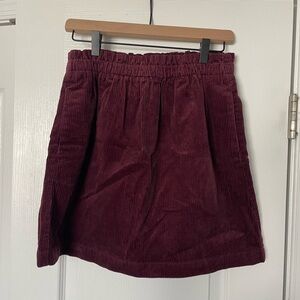 S red Loft skirt
